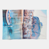 ldp CEFALTON - Sicilië - strand - panorama Theedoek (Horizontaal)