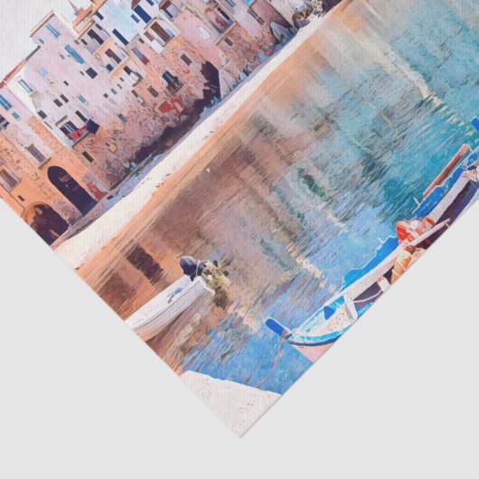 ldp CEFALTON - Sicilië - strand - panorama Tissuepapier (Detail)