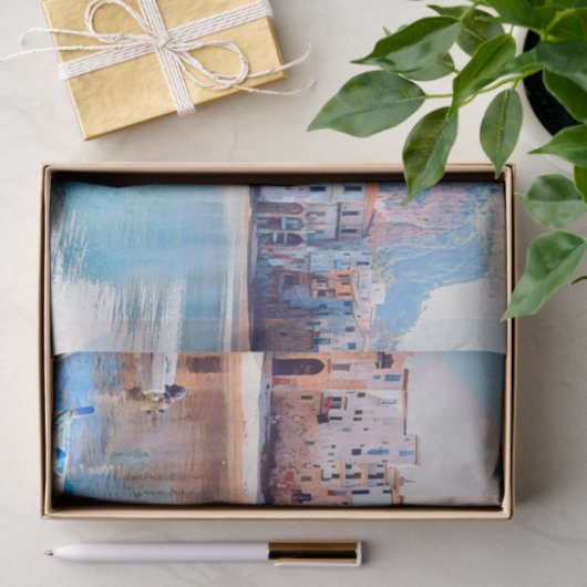 ldp CEFALTON - Sicilië - strand - panorama Tissuepapier (Geschenk)