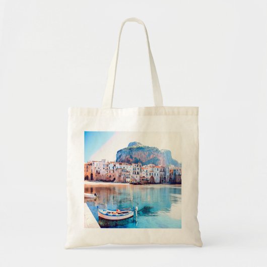 ldp CEFALTON - Sicilië - strand - panorama Tote Bag (Voorkant)