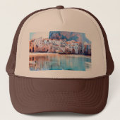 ldp CEFALTON - Sicilië - strand - panorama Trucker Pet (Voorkant)