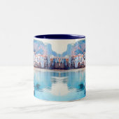 ldp CEFALTON - Sicilië - strand - panorama Tweekleurige Koffiemok (Center)