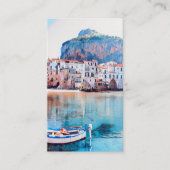 ldp CEFALTON - Sicilië - strand - panorama Visitekaartje (Voorkant)