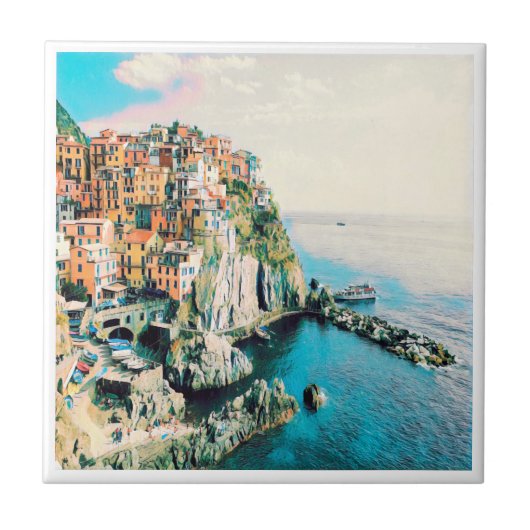 ldp Cinque Terre - Manarola Tegeltje (Voorkant)