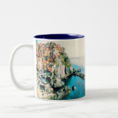 ldp Cinque Terre - Manarola Tweekleurige Koffiemok (Links)