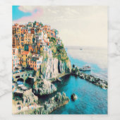 ldp Cinque Terre - Manarola Wijn Etiket (Enkel label)
