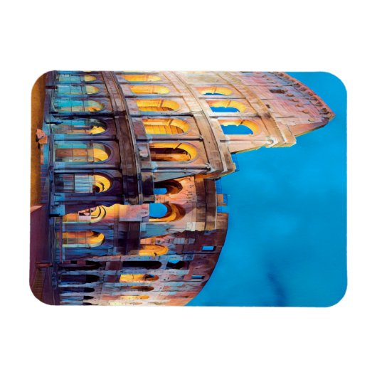 ldp COLOSSEUM Rome - van nacht - Magneet (Horizontaal)