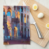 ldp COLOSSEUM Rome - van nacht - Theedoek (Quarter Fold)