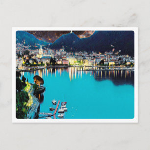 ldp COMO - Lake - Panorama Briefkaart