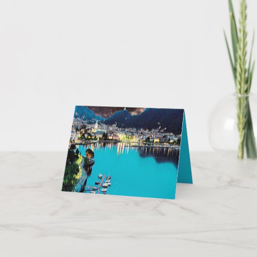 ldp COMO - Lake - Panorama Kaart (Voorkant)