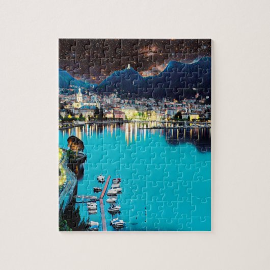 ldp COMO - Lake - Panorama Legpuzzel (Verticaal)