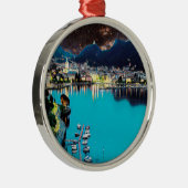 ldp COMO - Lake - Panorama Metalen Ornament (Rechts)