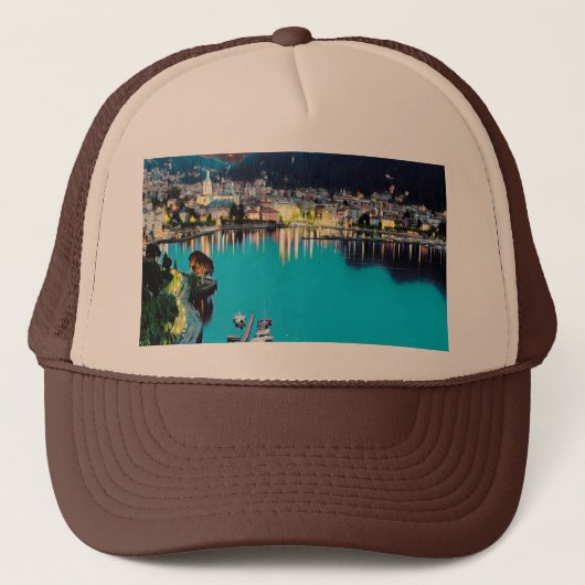 ldp COMO - Lake - Panorama Trucker Pet (Voorkant)
