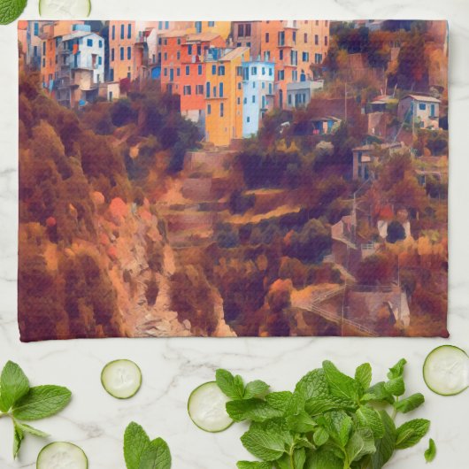 ldp CORNIGLIA - Cinque Terre - Theedoek (Gevouwen)