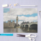 ldp London - WESTMINSTER end bridge - panorama - Tissuepapier (Craft)