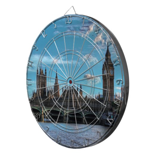 ldp London - WESTMINSTER uitzicht - Dartbord (Voorkant Rechts)