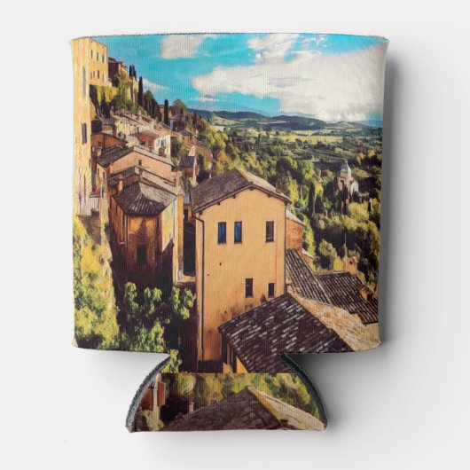 ldp MONTEPULCIANO - stad - panorama - Blikjeskoeler (Voorkant)