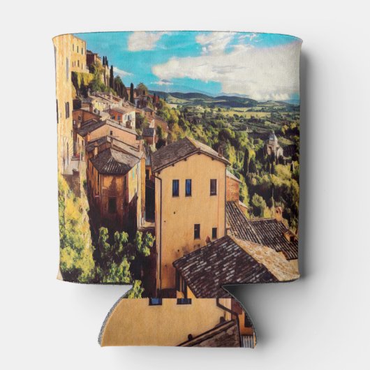 ldp MONTEPULCIANO - stad - panorama - Blikjeskoeler (Achterkant)