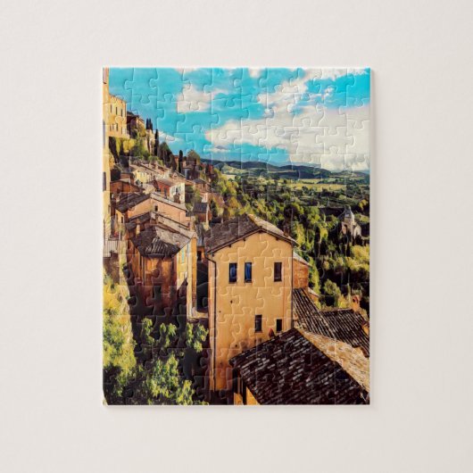 ldp MONTEPULCIANO - stad - panorama - Legpuzzel (Verticaal)