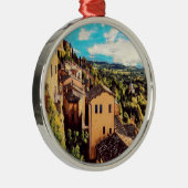ldp MONTEPULCIANO - stad - panorama - Metalen Ornament (Rechts)