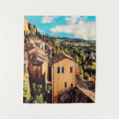 ldp MONTEPULCIANO - stad - panorama - Wandkleed (Voorkant)