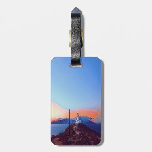 ldp MYKONOS - Armeense vuurtoren - Bagagelabel (Achterkant verticaal)