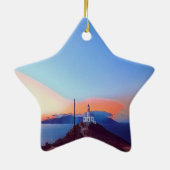 ldp MYKONOS - Armeense vuurtoren - Keramisch Ornament (Achterkant)