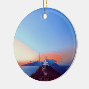 ldp MYKONOS - Armeense vuurtoren - Keramisch Ornament