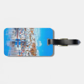 ldp MYKONOS - vissersboten - haven - panorama Bagagelabel (Achterkant horizontaal)