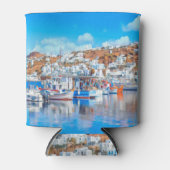 ldp MYKONOS - vissersboten - haven - panorama Blikjeskoeler (Voorkant)