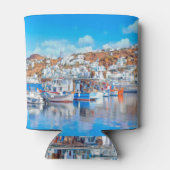 ldp MYKONOS - vissersboten - haven - panorama Blikjeskoeler (Achterkant)