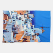 ldp OIA - doolhof van stappen - Theedoek (Horizontaal)