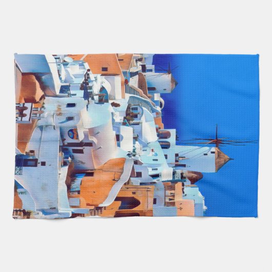 ldp OIA - doolhof van stappen - Theedoek (Horizontaal)