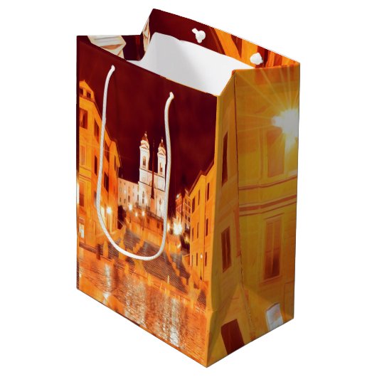 ldp PIAZZA DI SPAGNA door nigde Rome Medium Cadeauzakje (Voorkant Gekanteld)