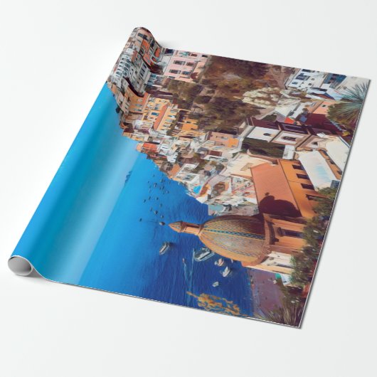 ldp POSITANO - Amalfi Coast - Panorama Cadeaupapier (Uitgerold)