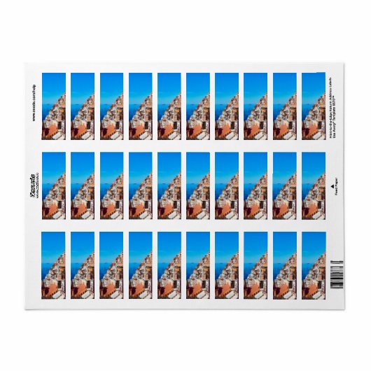 ldp POSITANO - Amalfi Coast - Panorama Etiket (Full Sheet)