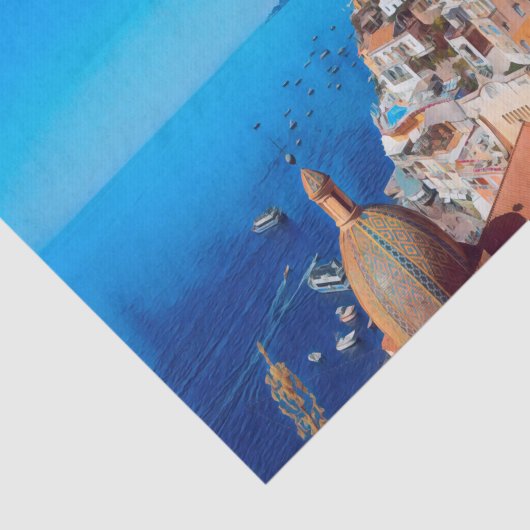 ldp POSITANO - Amalfi Coast - Panorama Tissuepapier (Detail)