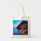 ldp POSITANO Amalfi Coast - sunset taken by Hotel Tote Bag (Voorkant)