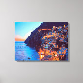 ldp POSITANO Amalfi Coast - zonsondergang door Hot Canvas Afdruk (Voorkant)
