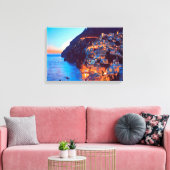 ldp POSITANO Amalfi Coast - zonsondergang door Hot Canvas Afdruk (Insitu (Woonkamer))
