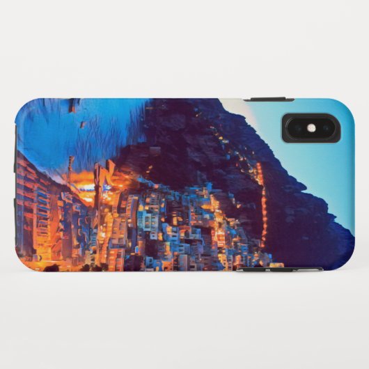 ldp POSITANO Amalfi Coast - zonsondergang door Hot Case-Mate iPhone Case (Achterkant (horizontaal))