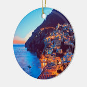 ldp POSITANO Amalfi Coast - zonsondergang door Hot Keramisch Ornament (Links)