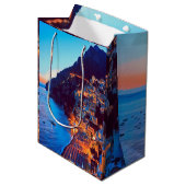 ldp POSITANO Amalfi Coast - zonsondergang door hot Medium Cadeauzakje (Voorkant Gekanteld)
