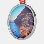 ldp POSITANO Amalfi Coast - zonsondergang door Hot Metalen Ornament (Links)