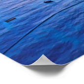 ldp POSITANO Amalfi Coast - zonsondergang door Hot Poster (Hoek)