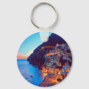 ldp POSITANO Amalfi Coast - zonsondergang door Hot Sleutelhanger