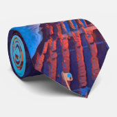 ldp POSITANO Amalfi Coast - zonsondergang door Hot Stropdas (Opgerold)