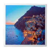 ldp POSITANO Amalfi Coast - zonsondergang door Hot Tegeltje (Voorkant)