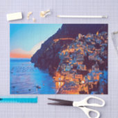 ldp POSITANO Amalfi Coast - zonsondergang door Hot Tissuepapier (Craft)