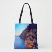 ldp POSITANO Amalfi Coast - zonsondergang door Hot Tote Bag (Voorkant)